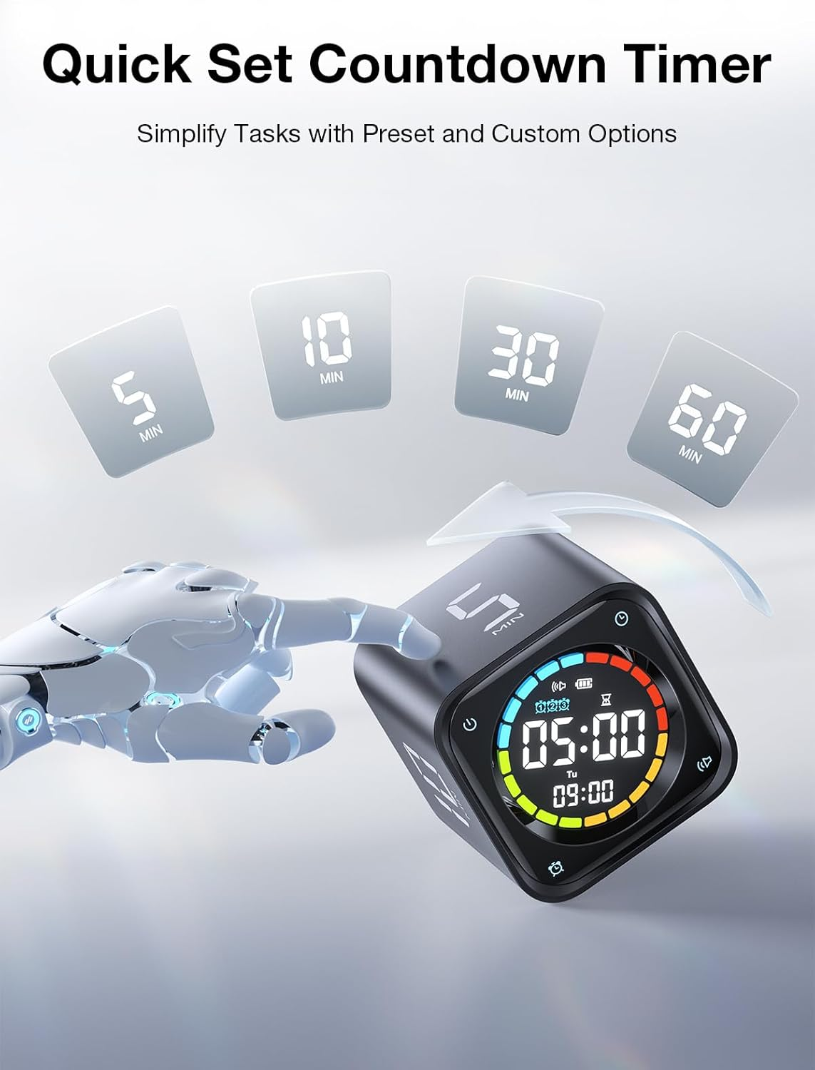 Timer TK3 Series CLOCK, TIMER, Countdown, time blindness eliminator