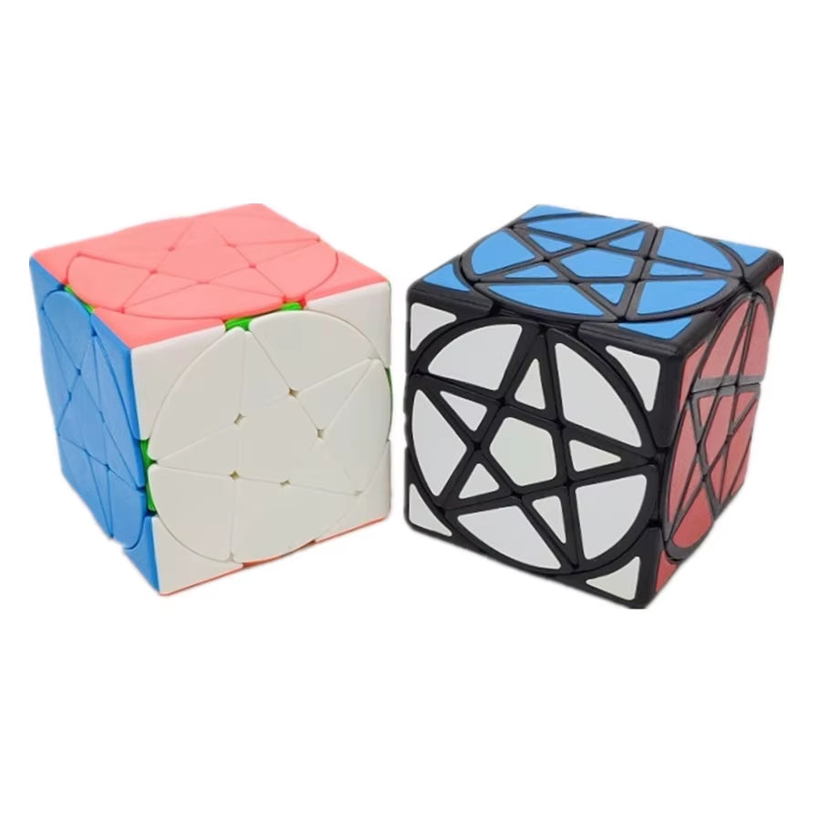 X-Cube Pentacle Cube Geometry-Shape Star Cube Stickerless/Black Speed Cube Puzzles Magic Cubes Children Toy