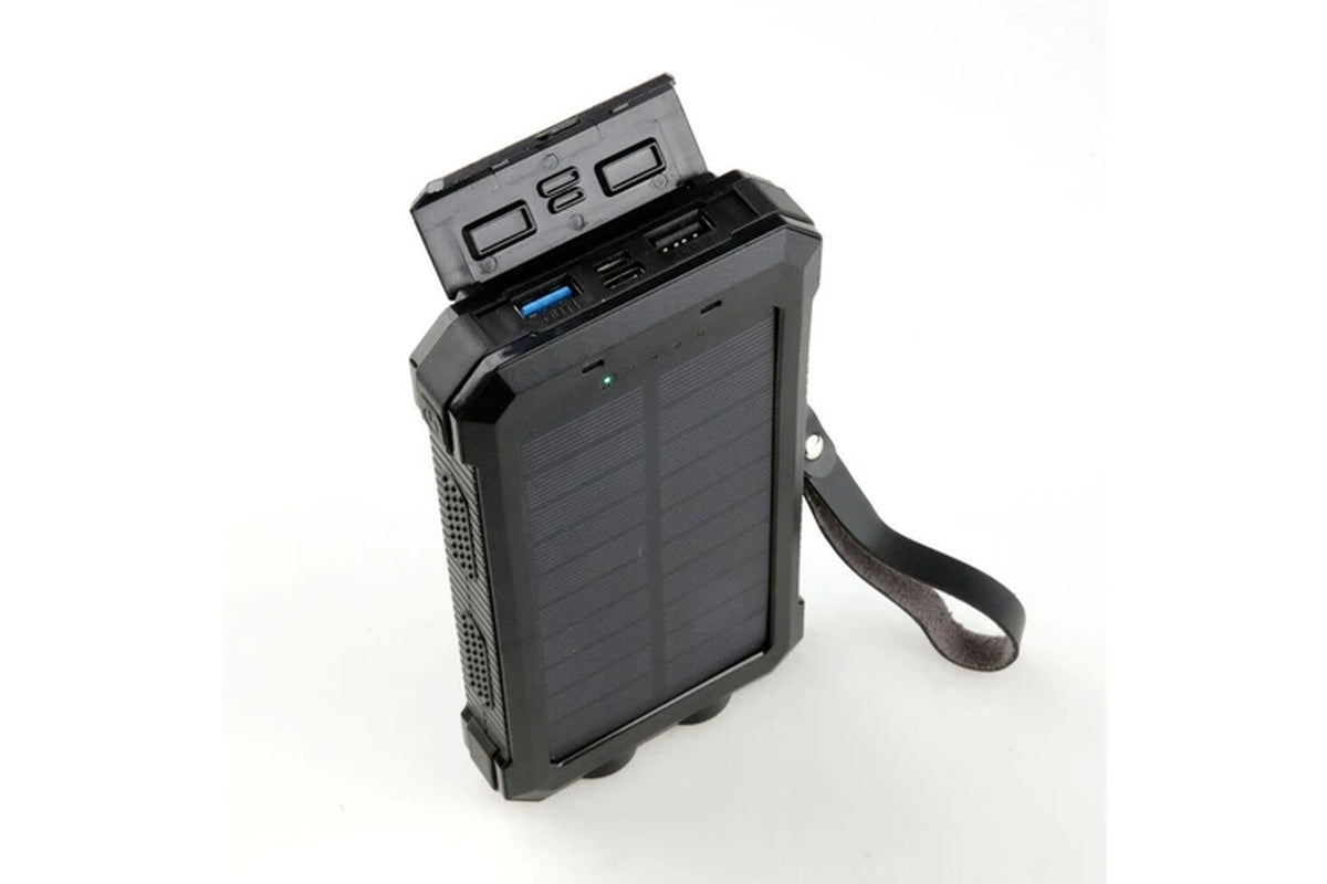 NRG Vault IP54 Solar Powerbank 20000Mah Durable Waterproof Camping/Hiking