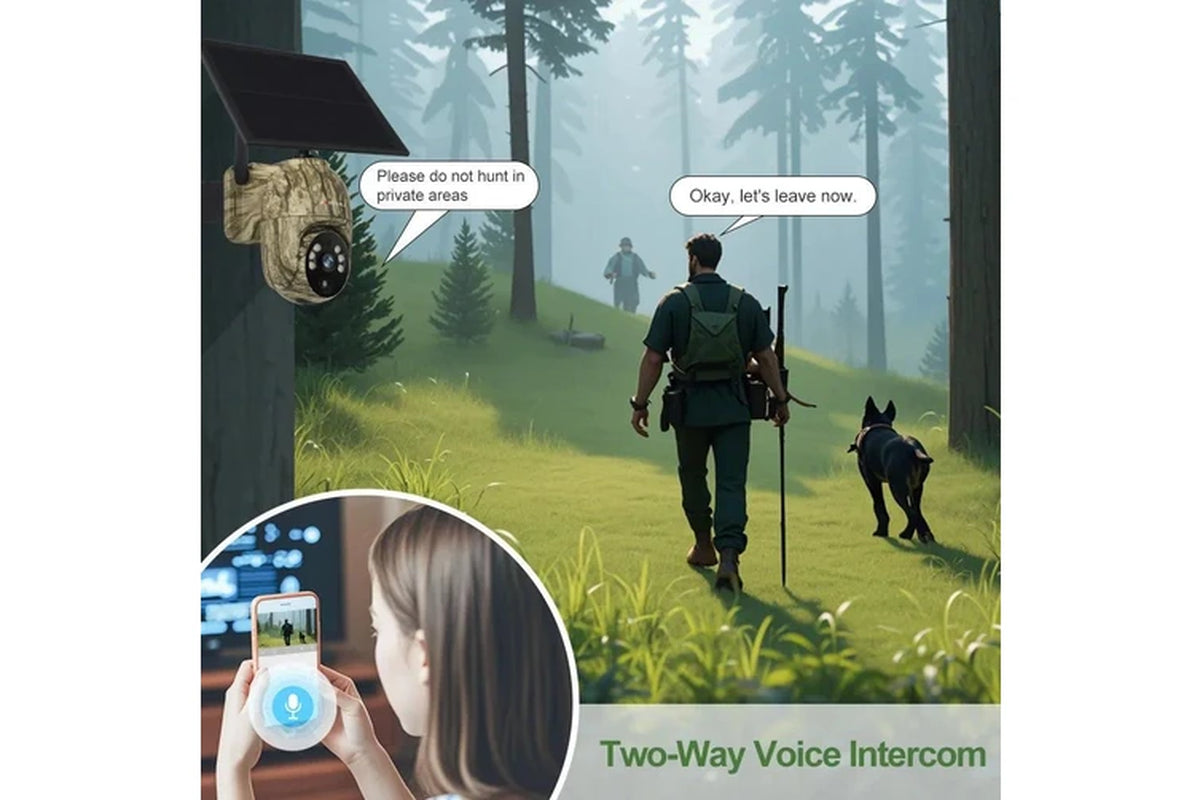 4MP Wi-Fi Solar Security Camera with 32 GB Card