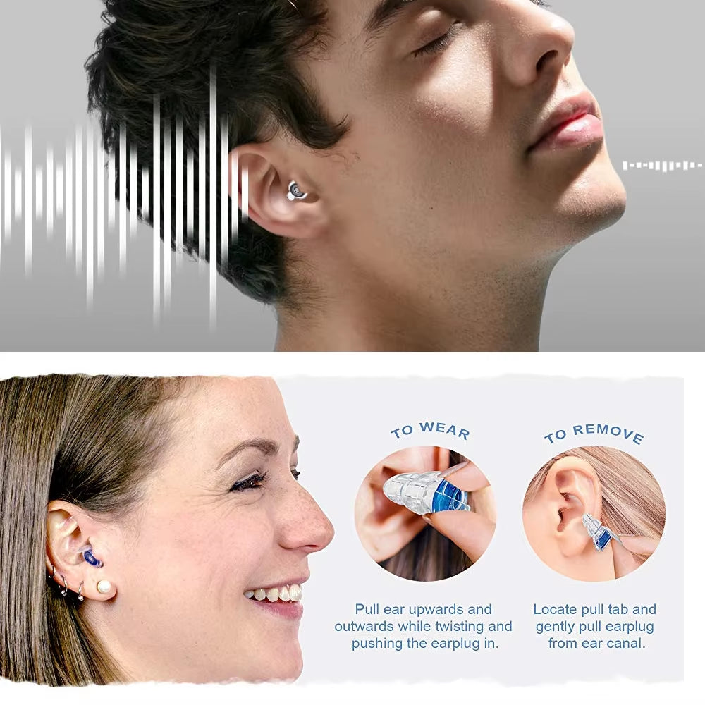 Reusable High Fidelity Ear Plugs Concert for Music-Concert Festivals, Drummers, DJS Musicians Earplugs for Noise Cancelling