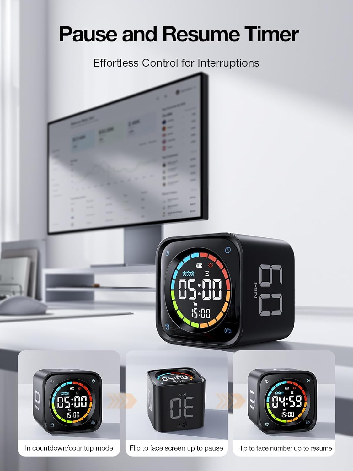 Timer TK3 Series CLOCK, TIMER, Countdown, time blindness eliminator