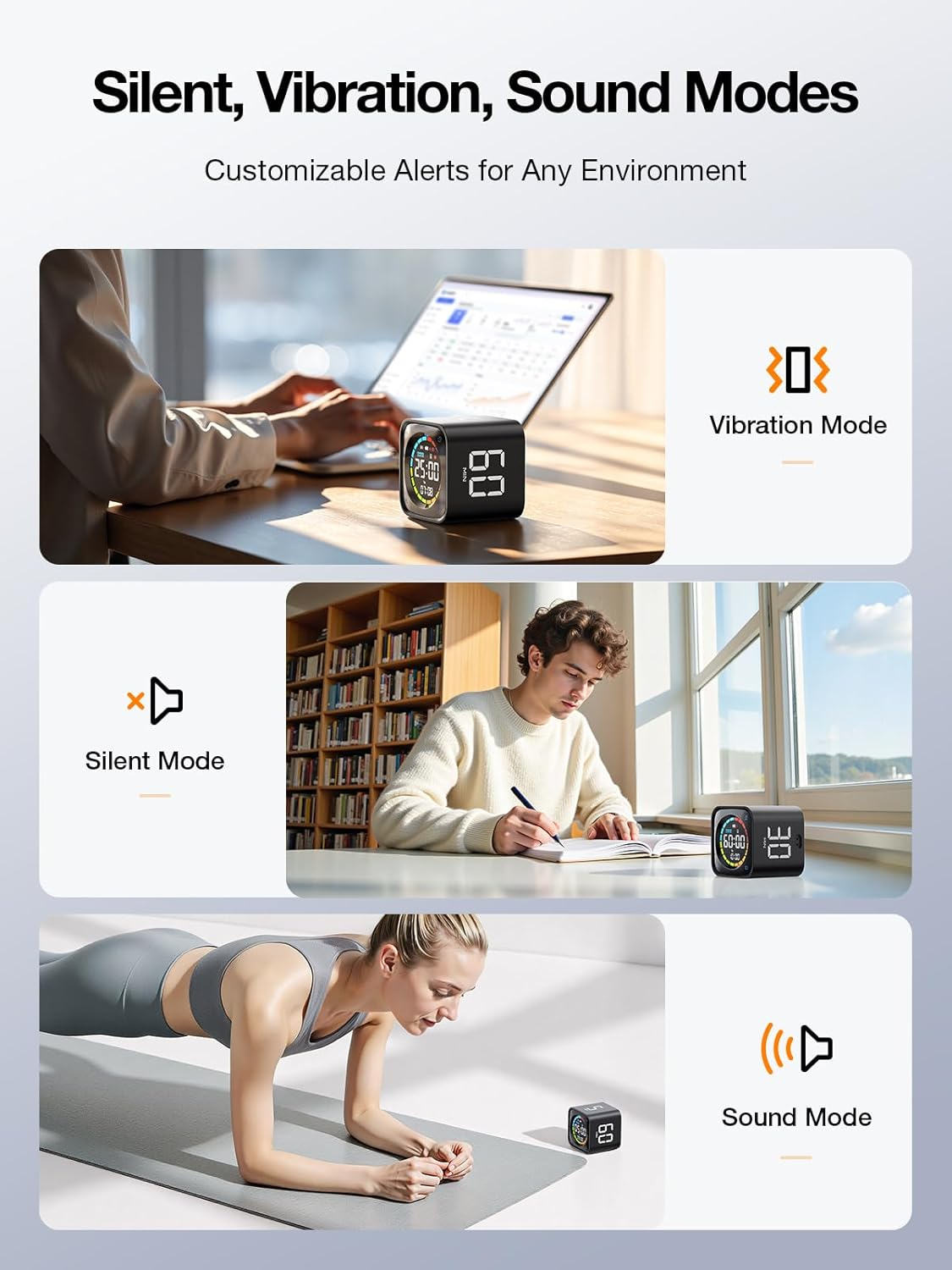 Timer TK3 Series CLOCK, TIMER, Countdown, time blindness eliminator