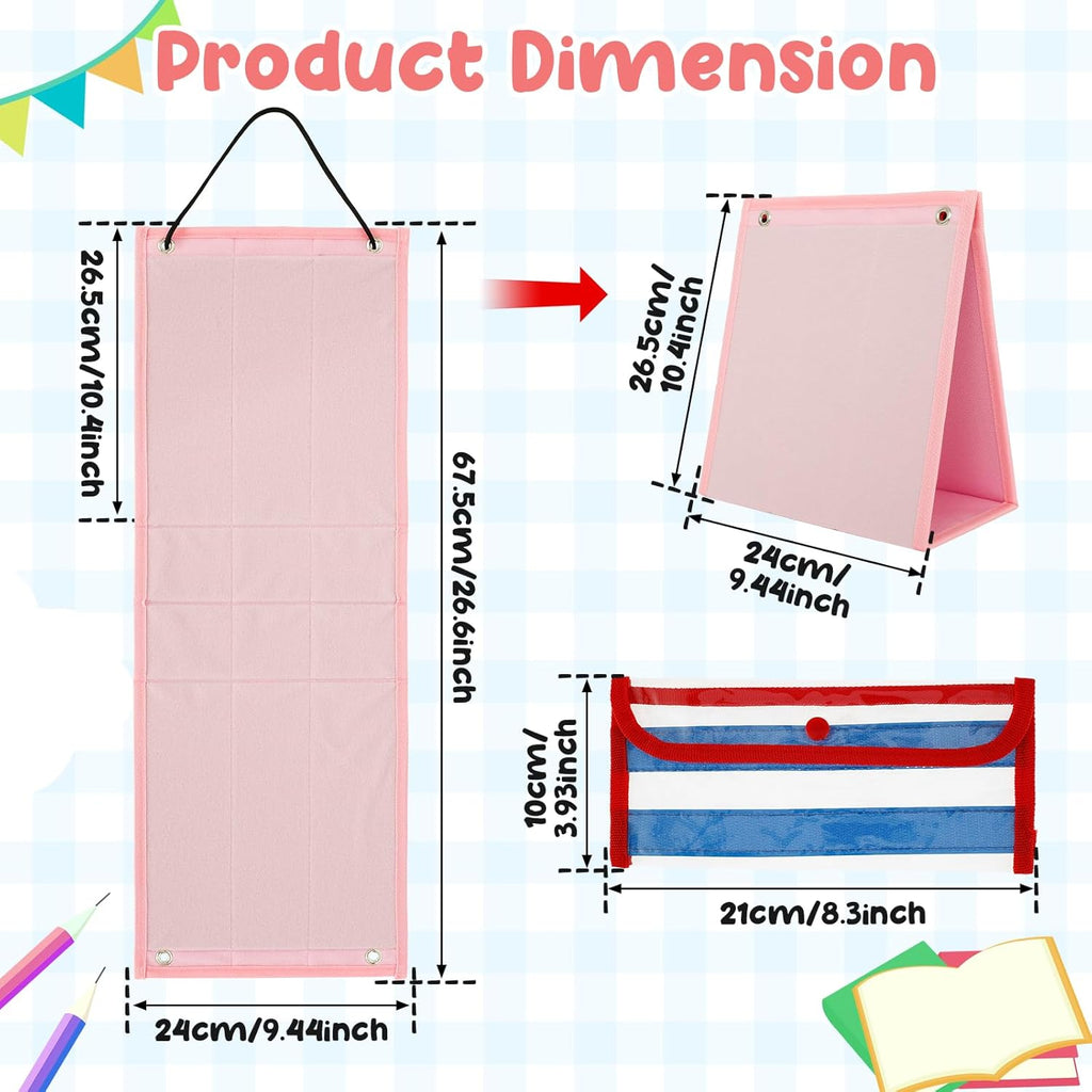 Kids Visual Schedule Calendar Chart,Autism Daily Chore Routine Chart with 70 Cards Autism Learning Materials Kids Visual Behavioral Tool Wall Planner for Home School Classroom Boys Girls Children (Pink)