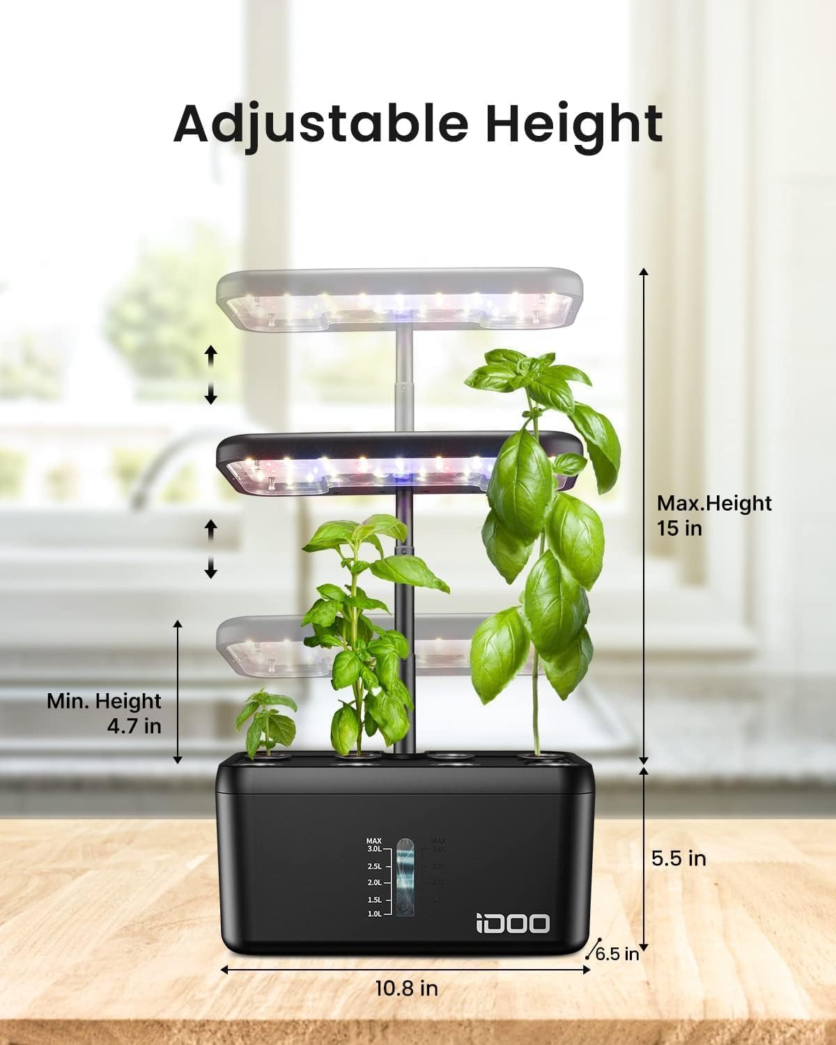Grow Fresh Herbs at Home with the  Hydroponics System! 🌱✨ 8 Pods, Smart LED Light, and Easy Timer for Your Indoor Garden! #Hydroponics #IndoorGardening