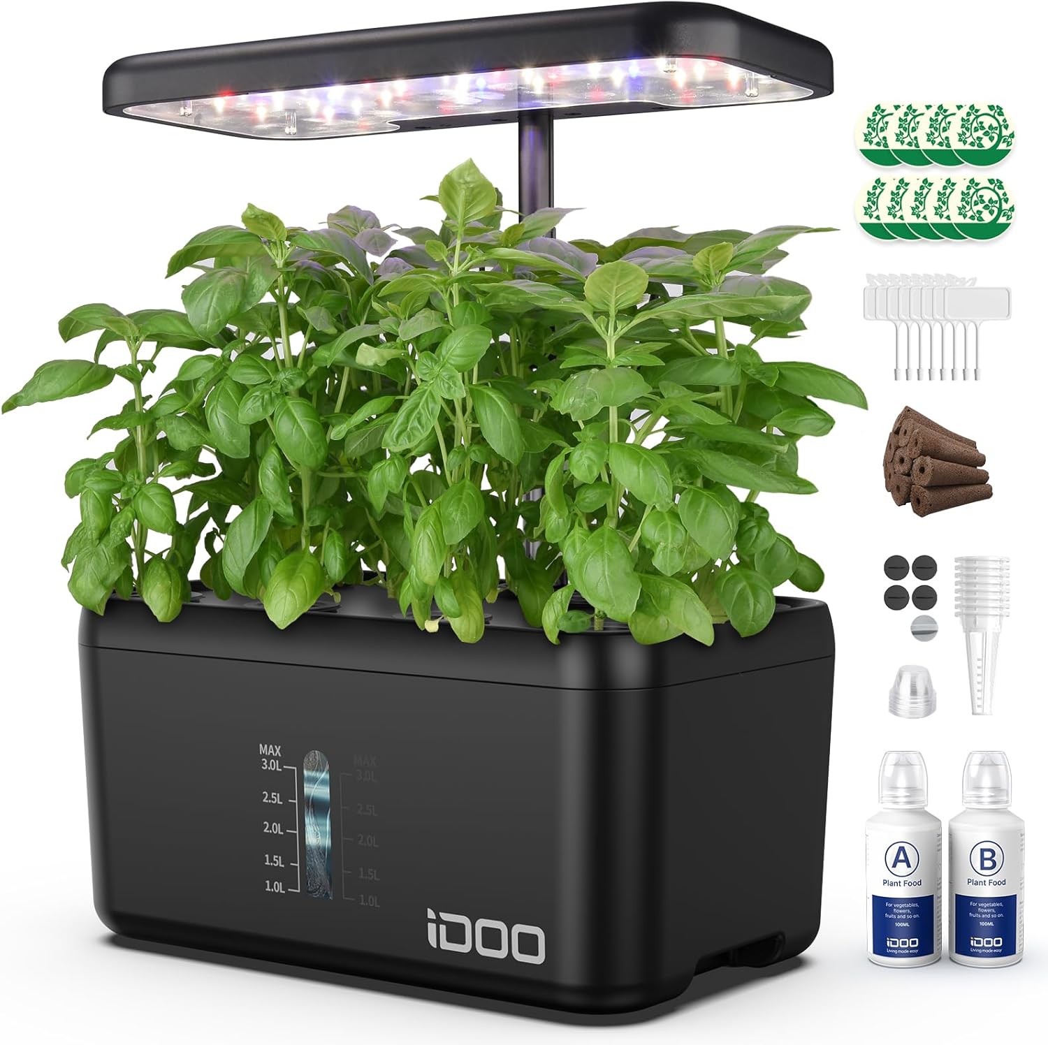 Grow Fresh Herbs at Home with the  Hydroponics System! 🌱✨ 8 Pods, Smart LED Light, and Easy Timer for Your Indoor Garden! #Hydroponics #IndoorGardening