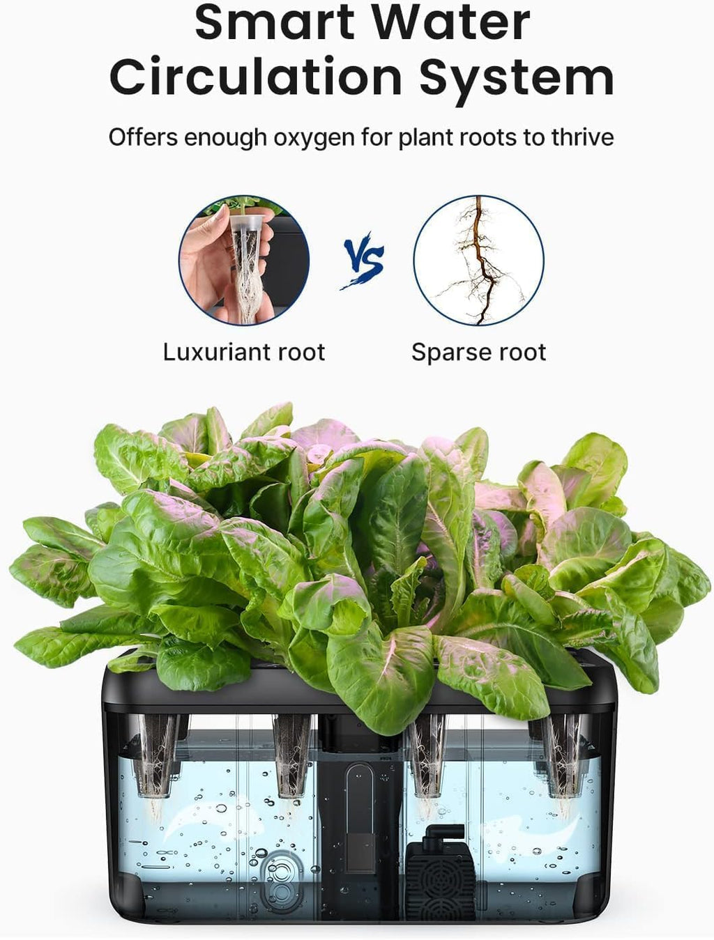 Grow Fresh Herbs at Home with the  Hydroponics System! 🌱✨ 8 Pods, Smart LED Light, and Easy Timer for Your Indoor Garden! #Hydroponics #IndoorGardening