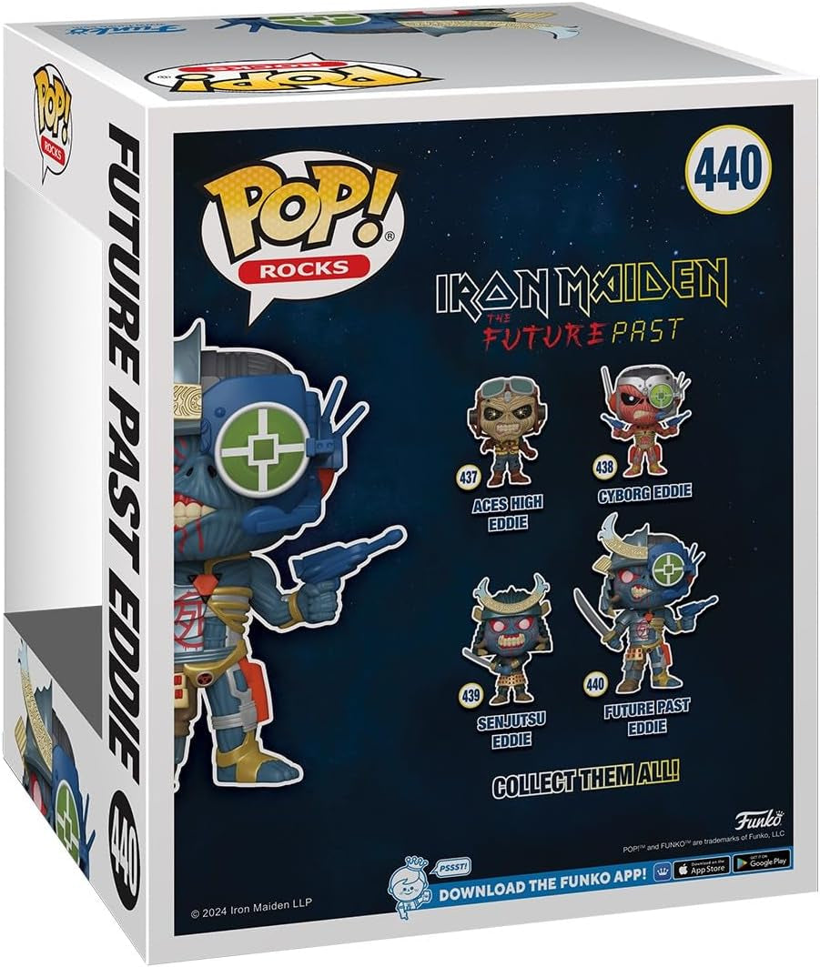 POP! Super 6'' Rocks: Iron Maiden - Future past Eddie