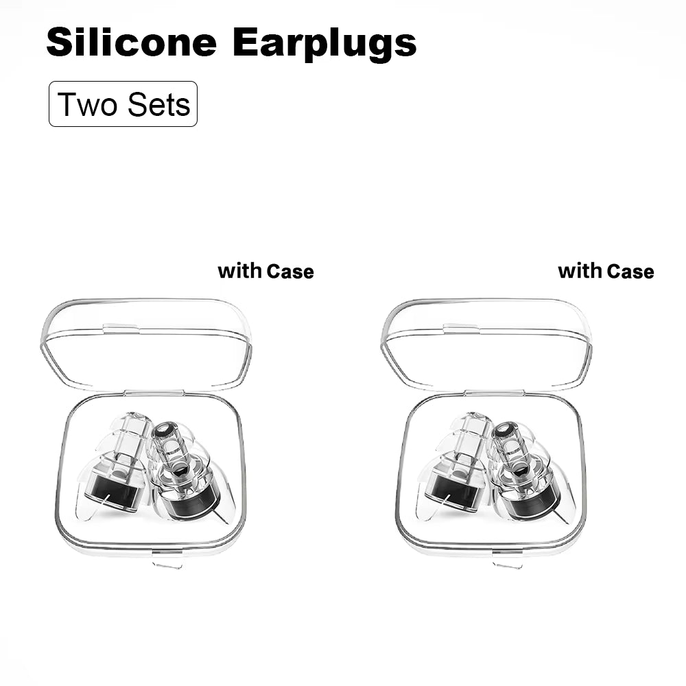 Reusable High Fidelity Ear Plugs Concert for Music-Concert Festivals, Drummers, DJS Musicians Earplugs for Noise Cancelling