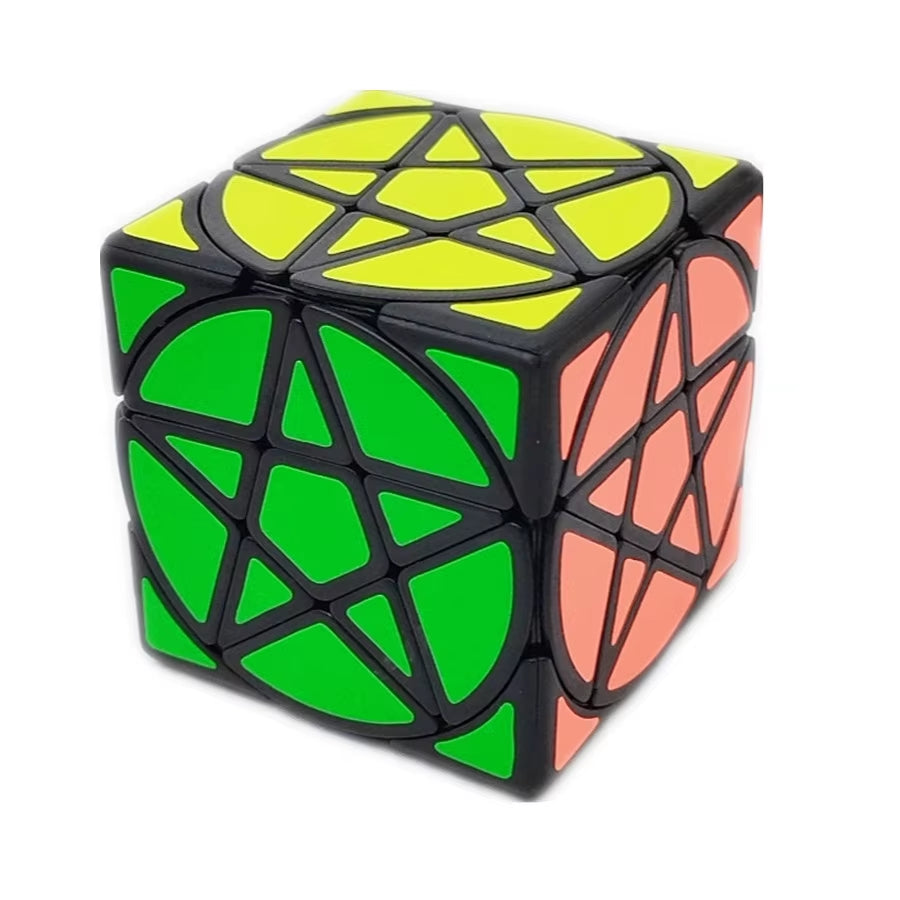 X-Cube Pentacle Cube Geometry-Shape Star Cube Stickerless/Black Speed Cube Puzzles Magic Cubes Children Toy