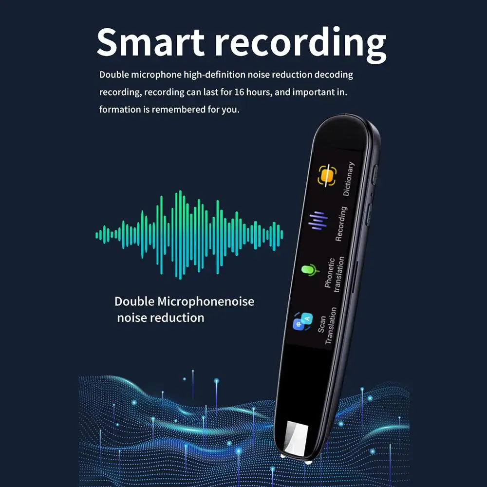 Translation Text  to speech, phonetic support Pen for Teacher Student Dictionary English Intelligent Scanning Point Reading 123 Languages Translator Pen