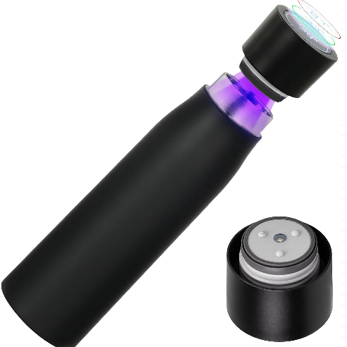 UV Self-Cleaning Water Bottle – Smart Temperature Display, Auto-Sterilizing Tech