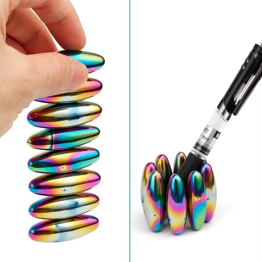 Adult EDC Fidget Toys Magnet Balls for Anxiety,Fidgeting Toys Magnetic Balls for ADHD Autism Fridge Rattle Snake Magnets Sticker