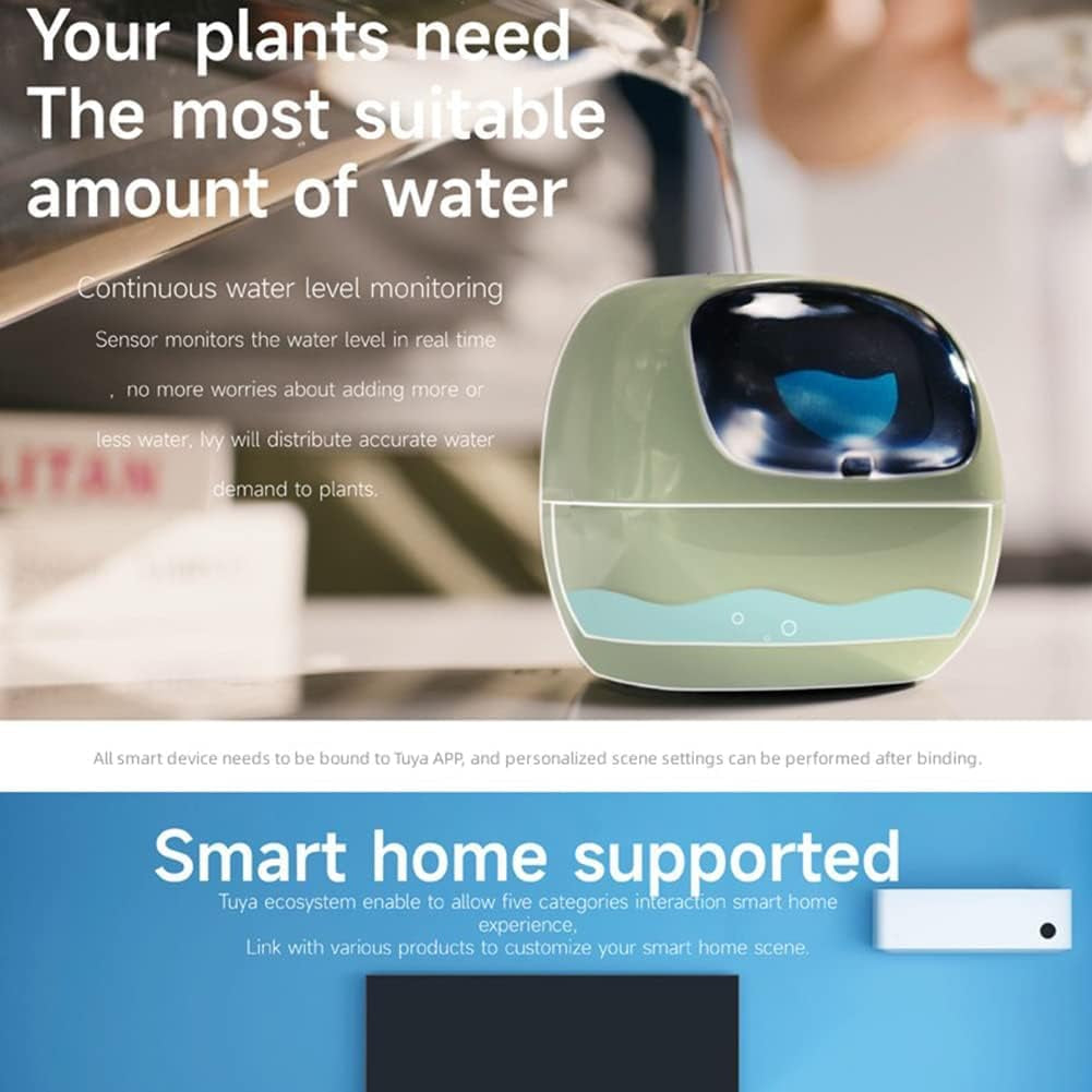Smart Flowerpot with AI Planter, Multiple Expressions, 7 Sensors, and Chips - Intelligent Pet Planter for Easy Plant Raising in Living Room (Purple, Plant-Free)