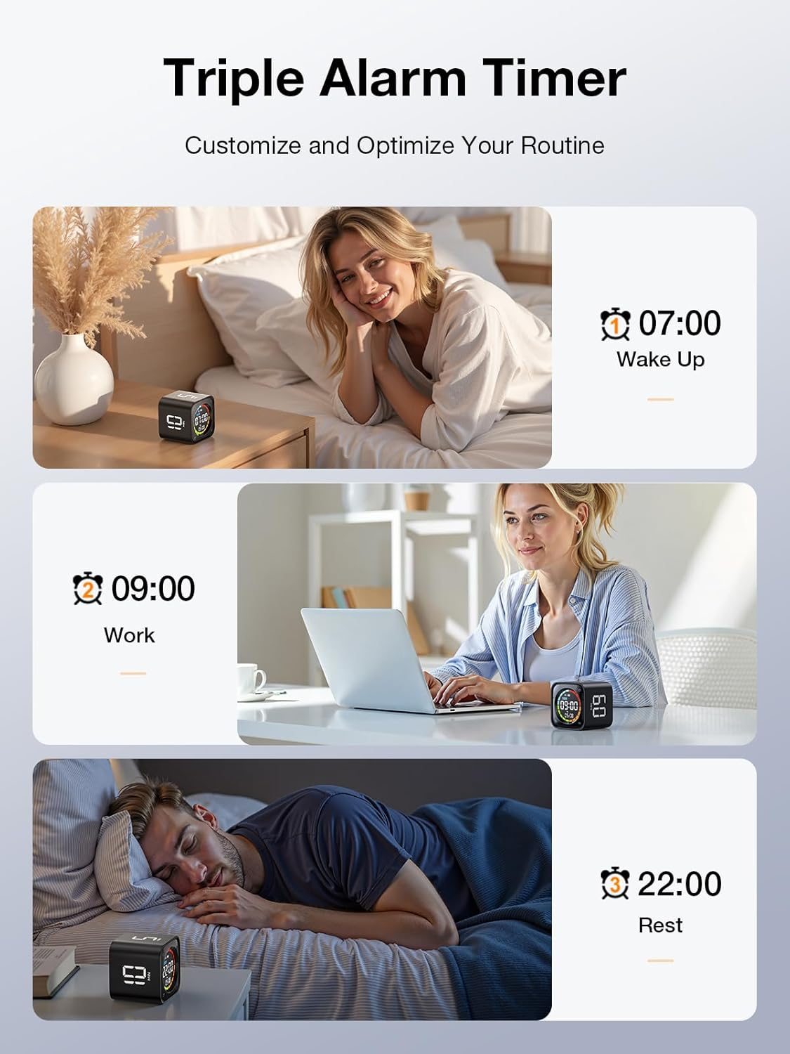 Timer TK3 Series CLOCK, TIMER, Countdown, time blindness eliminator