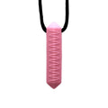 Silicone Chew Necklace Durable Teething Pendant for Kids & Adults Soothes Gums & Promotes Orals Development Present Gift