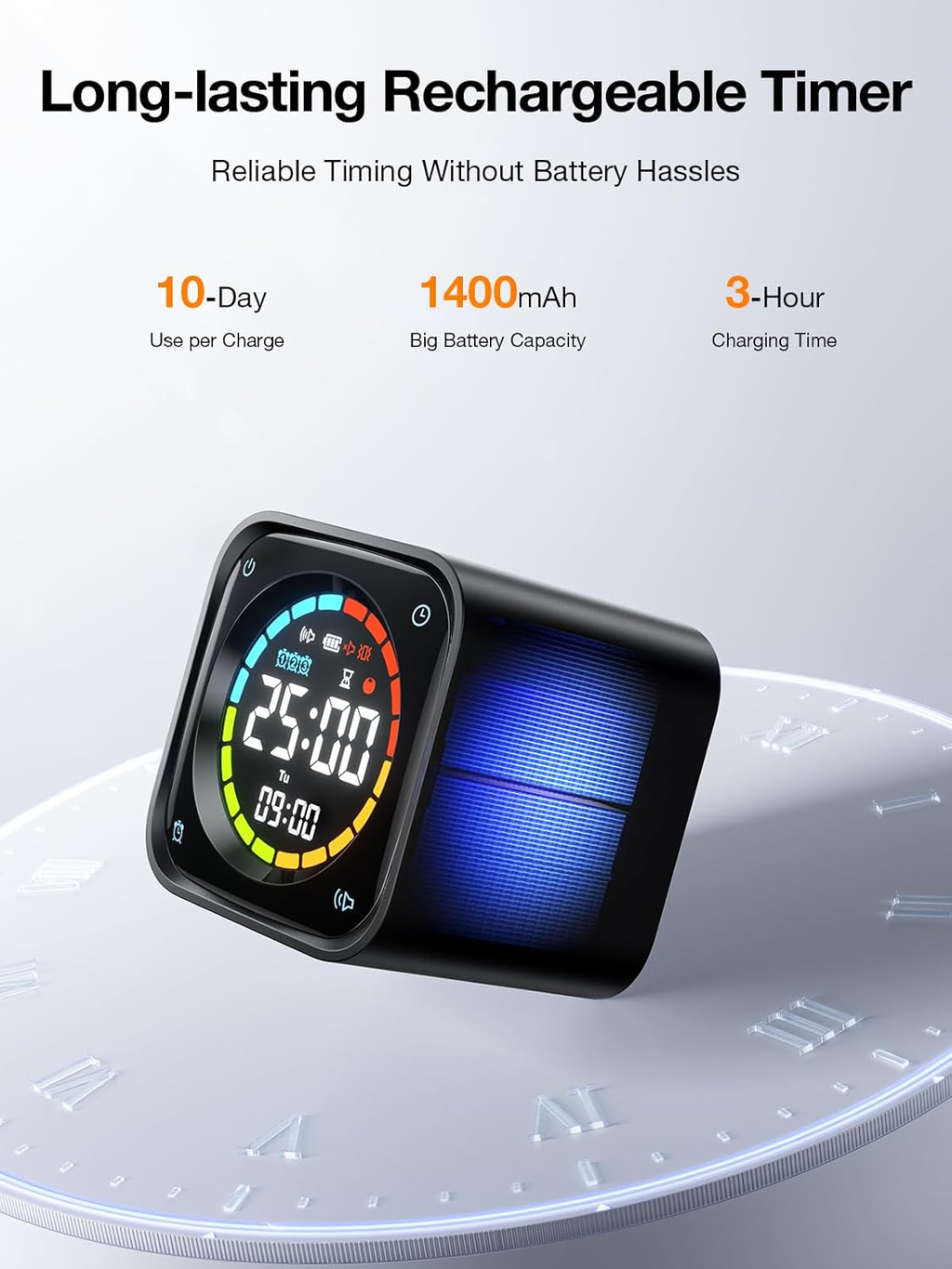 Timer TK3 Series CLOCK, TIMER, Countdown, time blindness eliminator