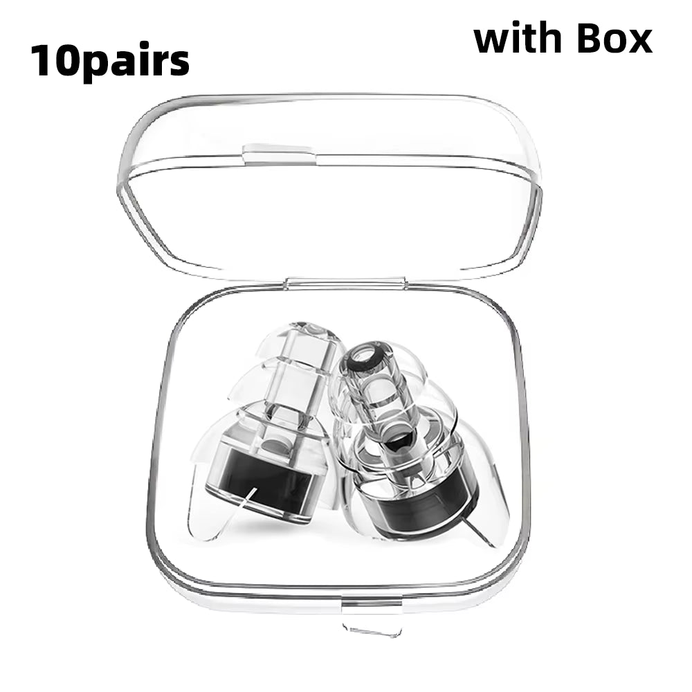 Reusable High Fidelity Ear Plugs Concert for Music-Concert Festivals, Drummers, DJS Musicians Earplugs for Noise Cancelling