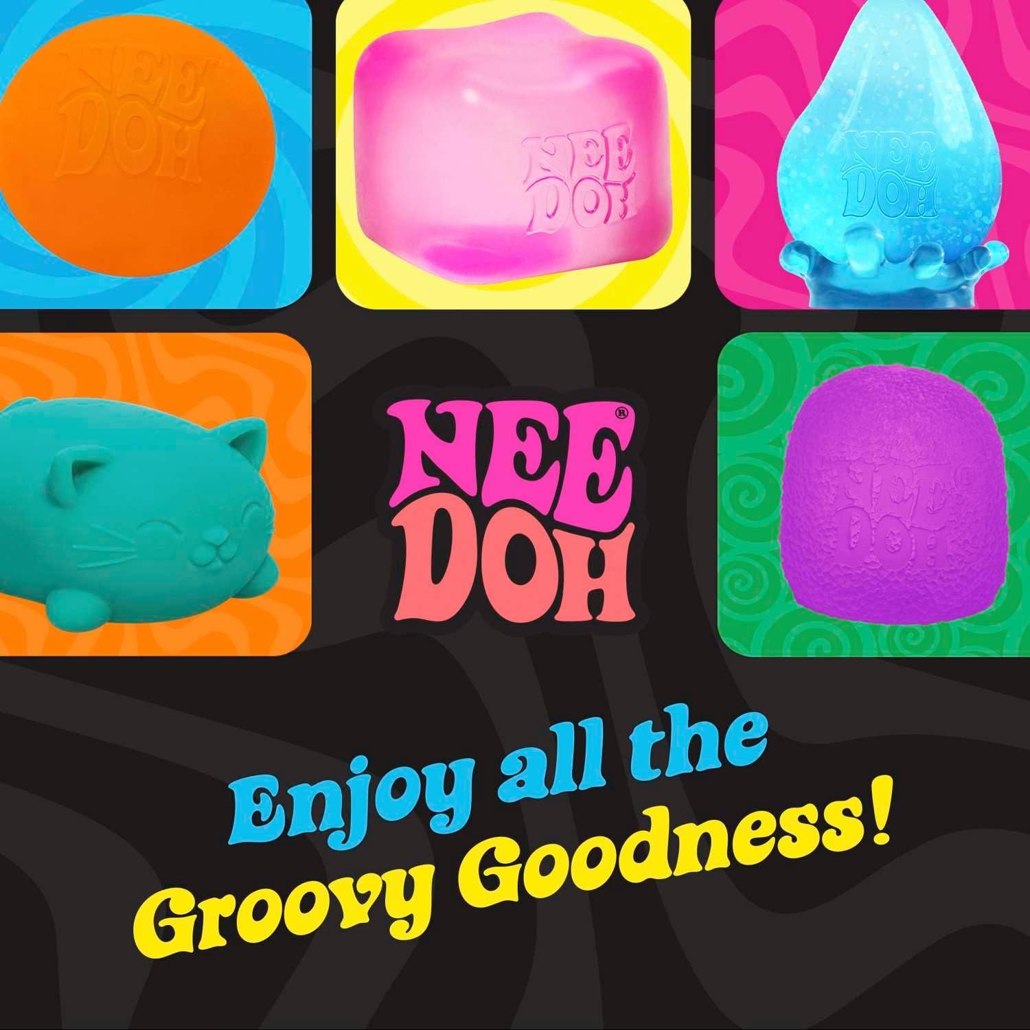 Nice Cube Swirl- Squishy Colourful Stress Toy, Soft & Stretchy Fidget for Sensory Play, Swirled Ice Cube-Inspired Design, Stress Relief for Kids & Adults, Fun Collectible, Assorted Colours