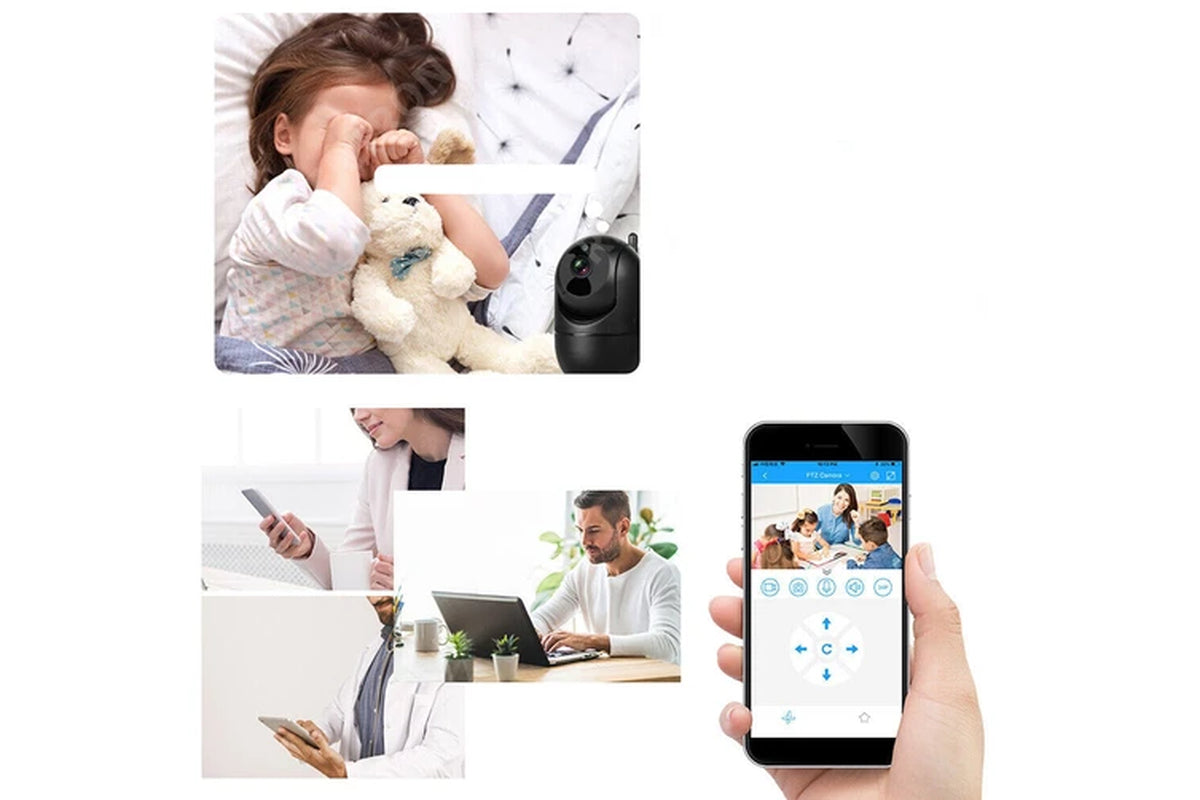 Wireless 1080P Security Camera Indoor Wifi System for Home and Pets