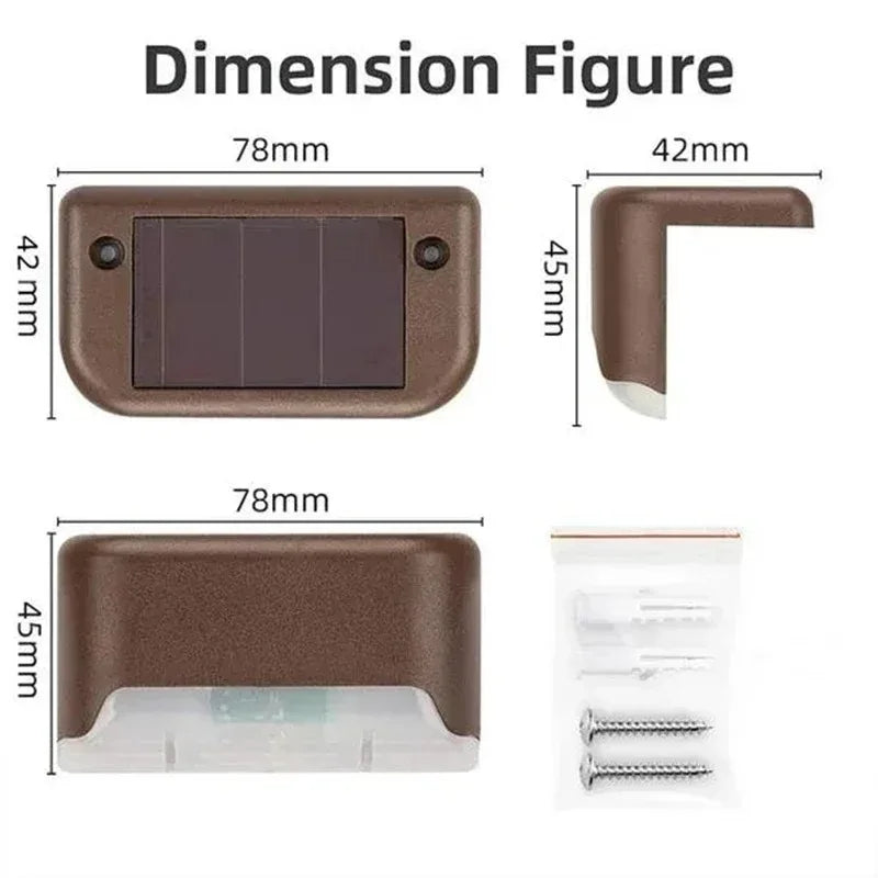 Solar LED Lights Outdoor, Garden, Deck or Stairs