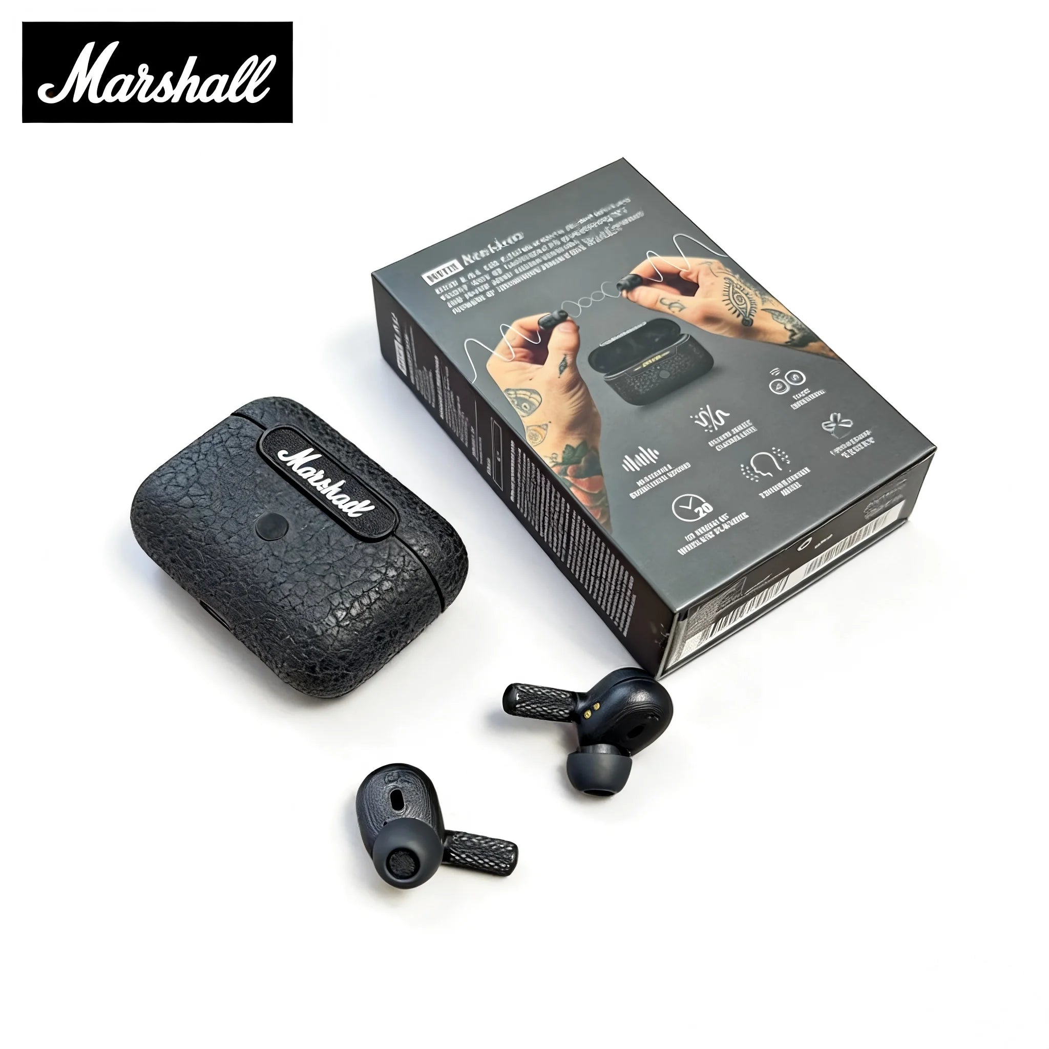 Marshall MOTIF ANC Wireless Bluetooth Headset with Active Noise Reduction