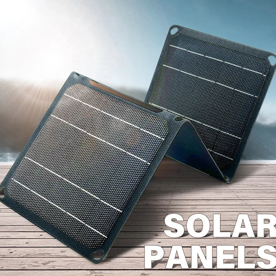 30W/40W 5V Outdoor Portable Solar Panel, Waterproof, Foldable with power bank
