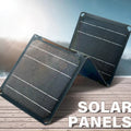 30W/40W 5V Outdoor Portable Solar Panel, Waterproof, Foldable with power bank